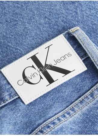 Calvin Klein Jeans Yüksek Bel Normal İndigo Kadın Denim Şort J20J2228011A4_2