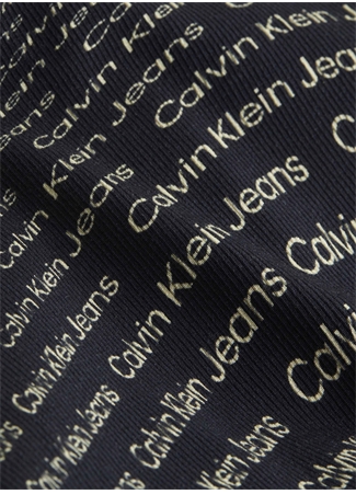 Calvin Klein Jeans Yuvarlak Yaka Desenli Siyah Kadın Büstiyer J20J2231630GP_1