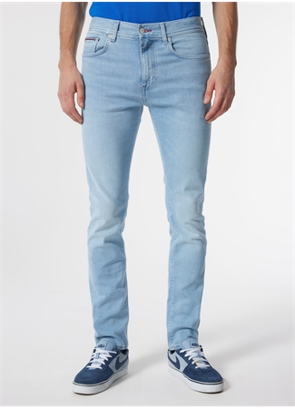 Tommy Hilfiger Normal Bel Normal Paça Slim Fit Erkek Denim Pantolon MW0MW31095_2