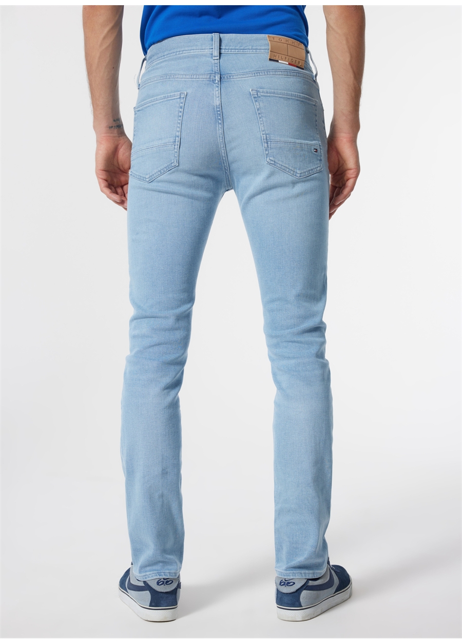 Tommy Hilfiger Normal Bel Normal Paça Slim Fit Erkek Denim Pantolon MW0MW31095_4