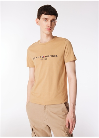 Tommy Hilfiger Bisiklet Yaka Haki Erkek T-Shirt MW0MW11797_2