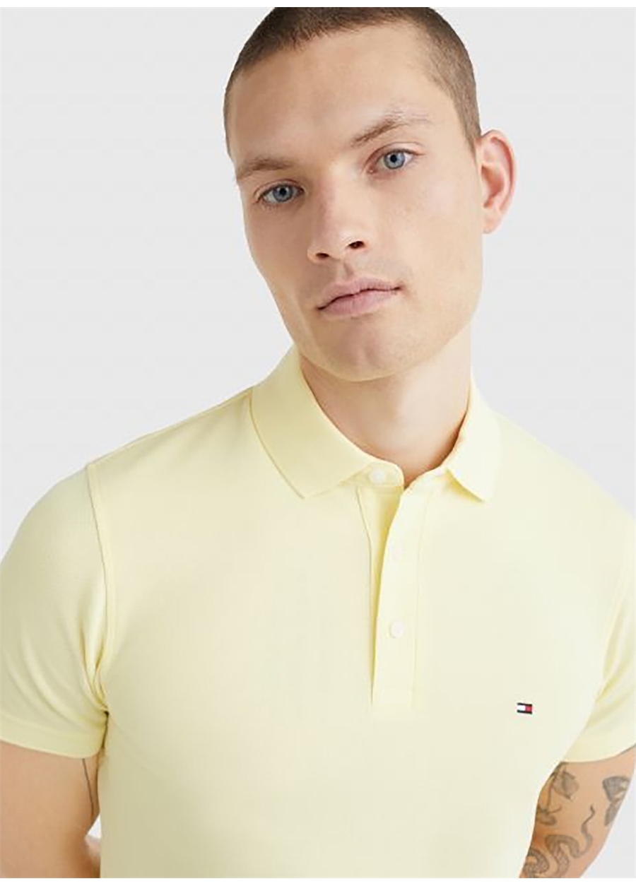 Tommy Hilfiger Sarı Erkek Polo T-Shirt MW0MW17771_2