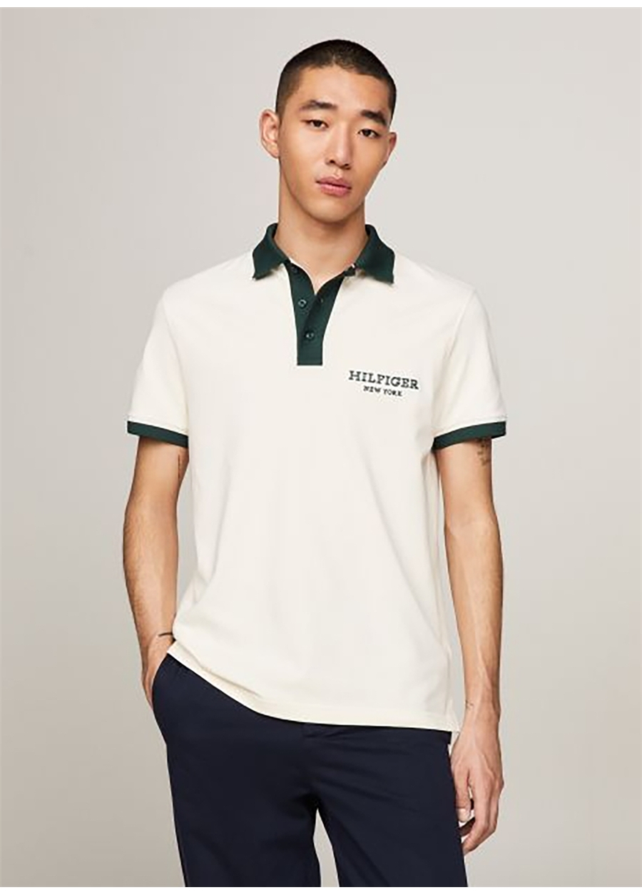 Tommy Hilfiger Yeşil Erkek Polo T-Shirt MW0MW34770_0