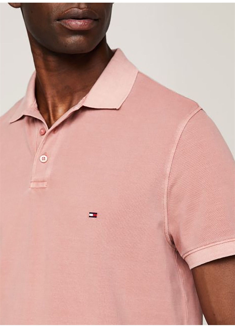 Tommy Hilfiger Pembe Erkek Polo T-Shirt MW0MW34757_1