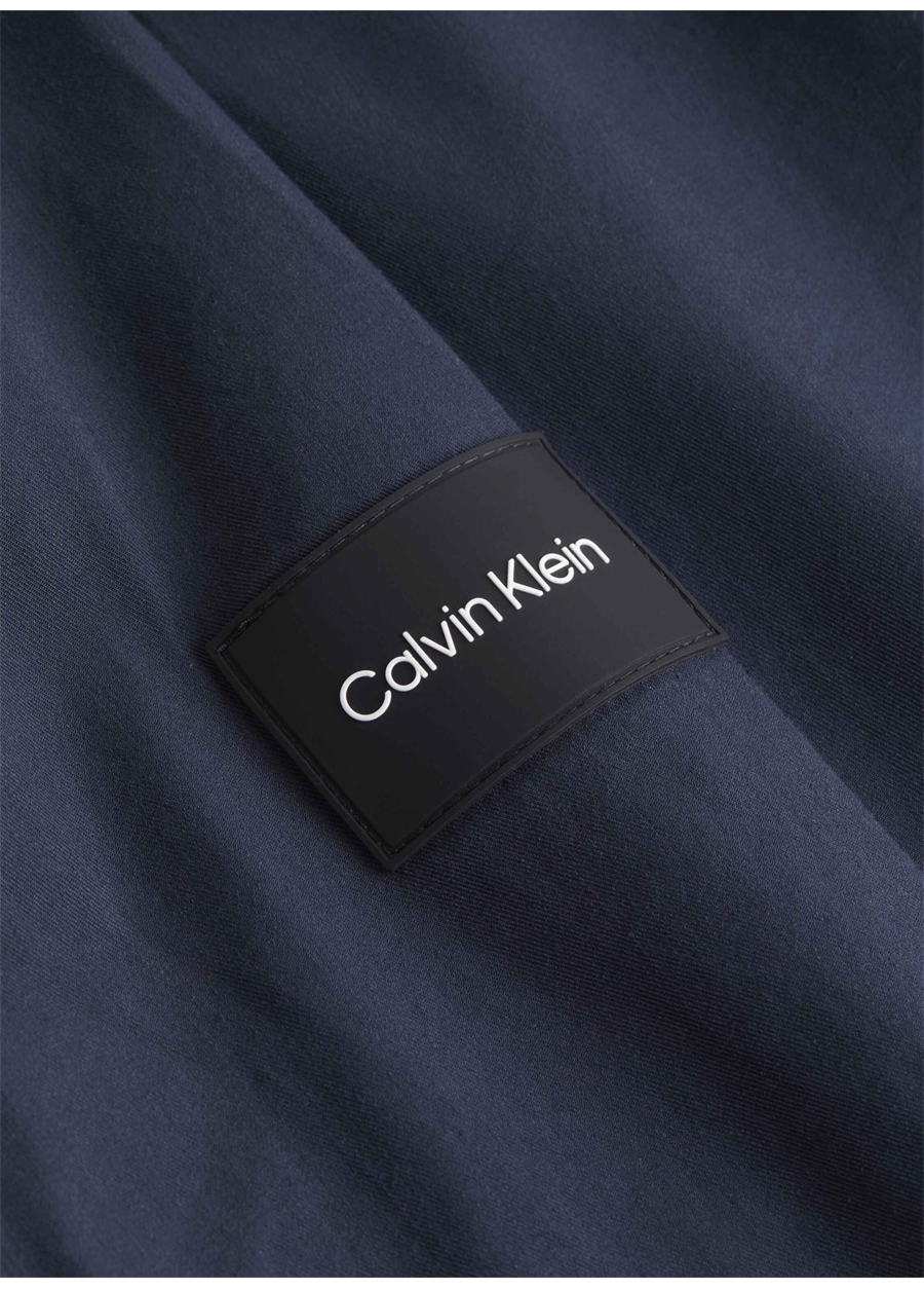 Calvin Klein Slim Fit Düğmeli Yaka Mavi Erkek Gömlek K10K109920CHW_2