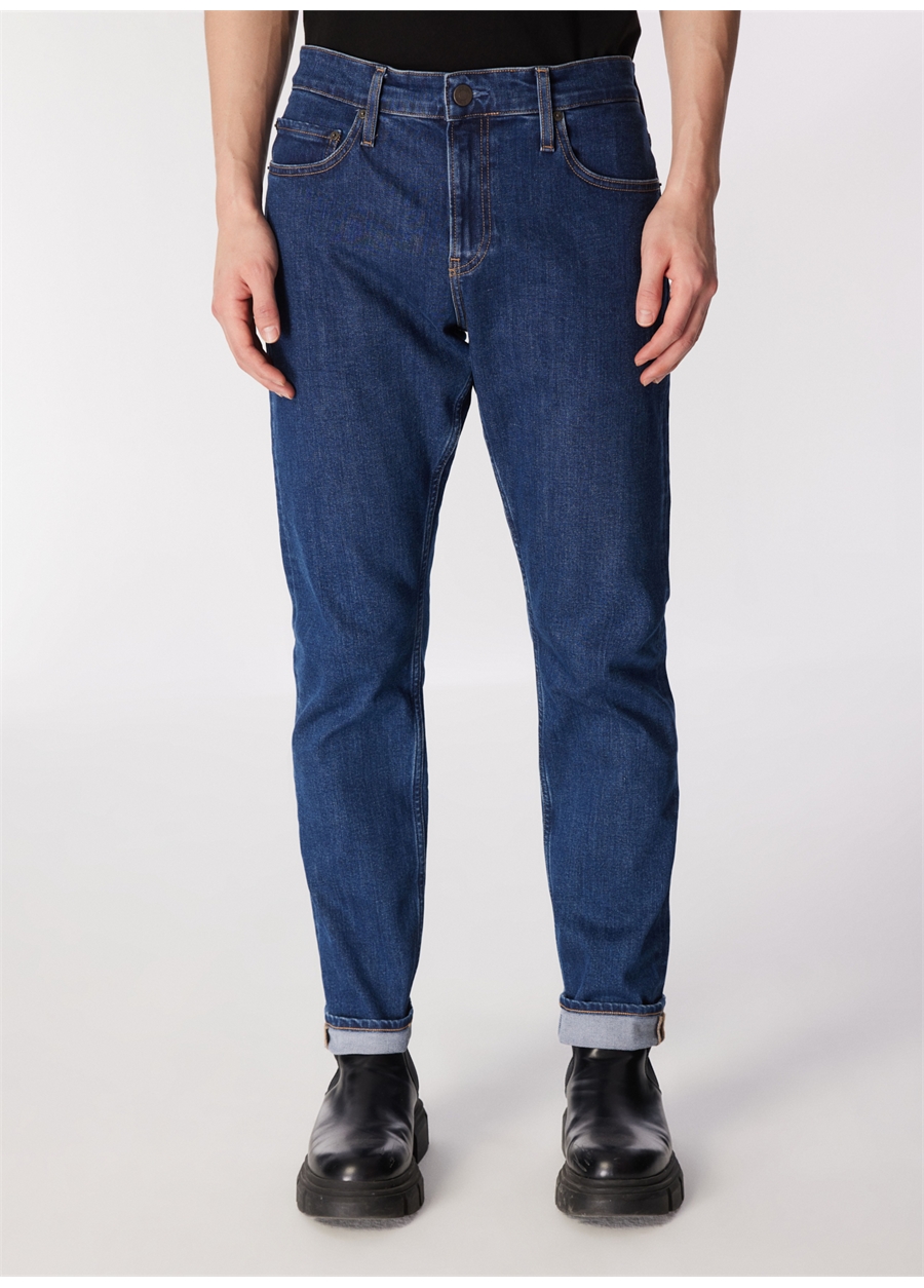 Calvin Klein Normal Bel Normal Paça Slim Fit Erkek Denim Pantolon K10K1123741BJ.._2