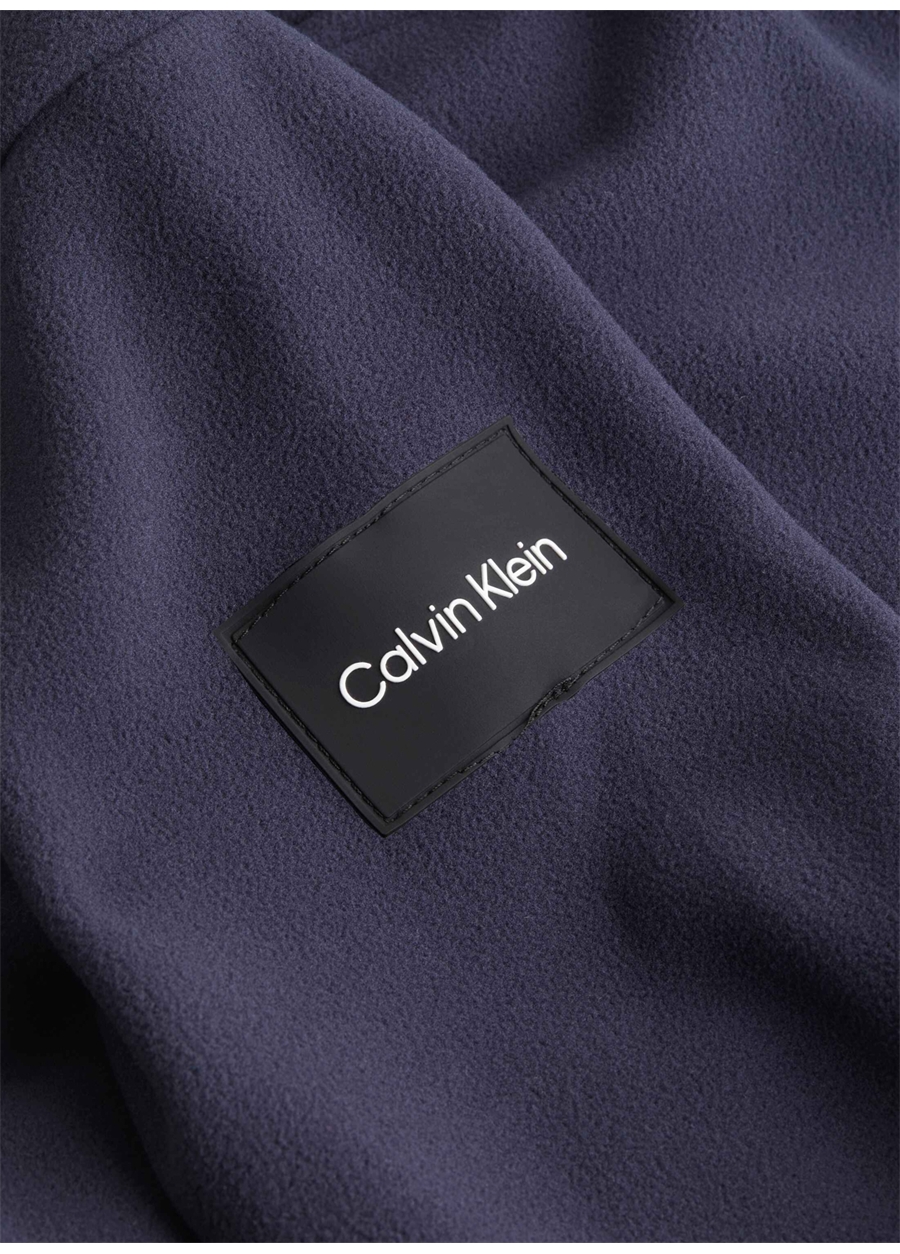 Calvin Klein Kapüşon Yaka Mavi Erkek Sweatshırt K10K112729CHW_1