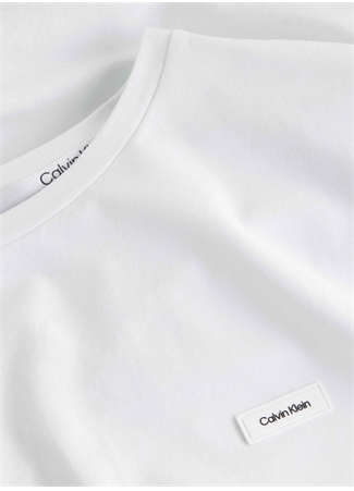 Calvin Klein Bisiklet Yaka Beyaz Erkek T-Shirt K10K112724YAF_1