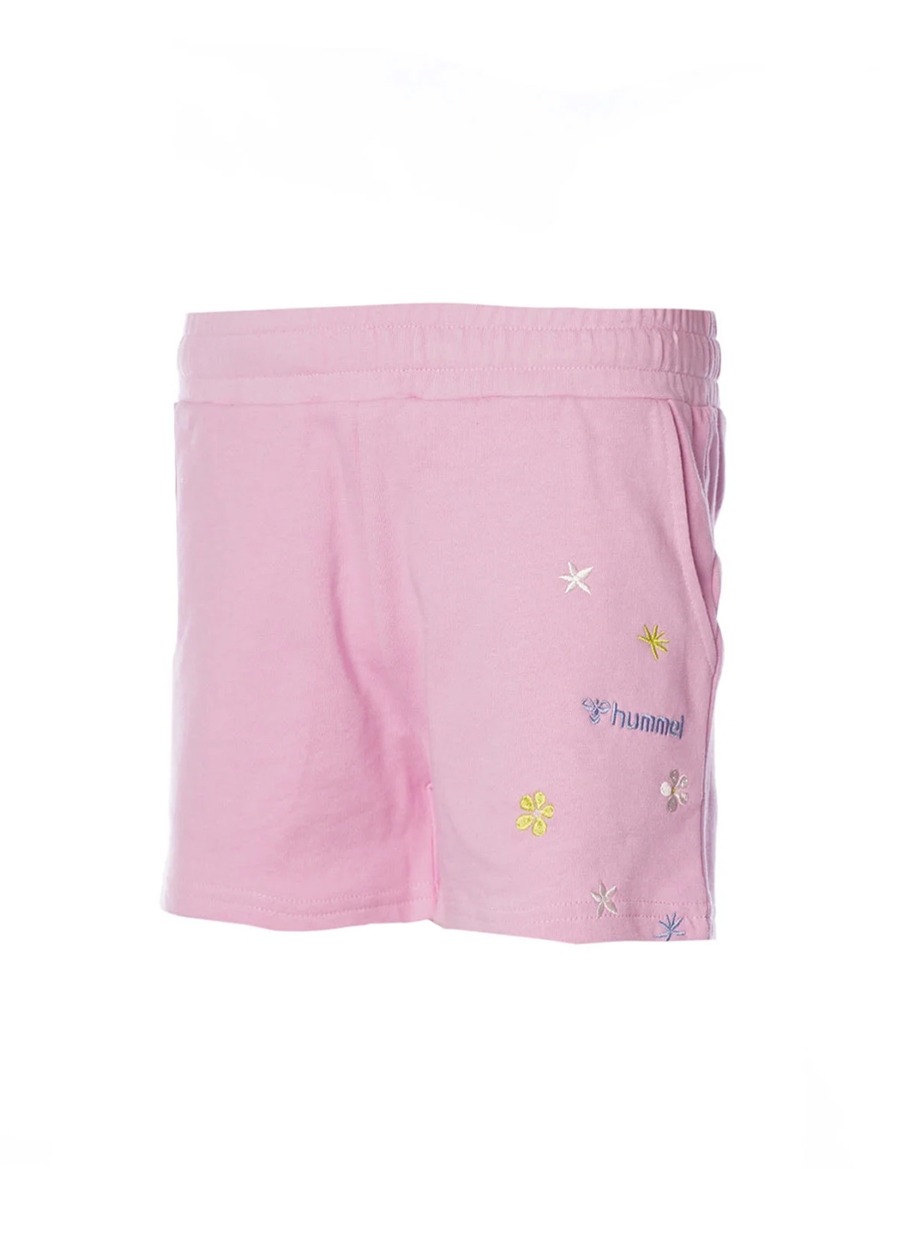 Hummel Lastikli Bel Normal Pembe Kız Çocuk Şort 931789-3505-HMLBUNNY SHORTS_0