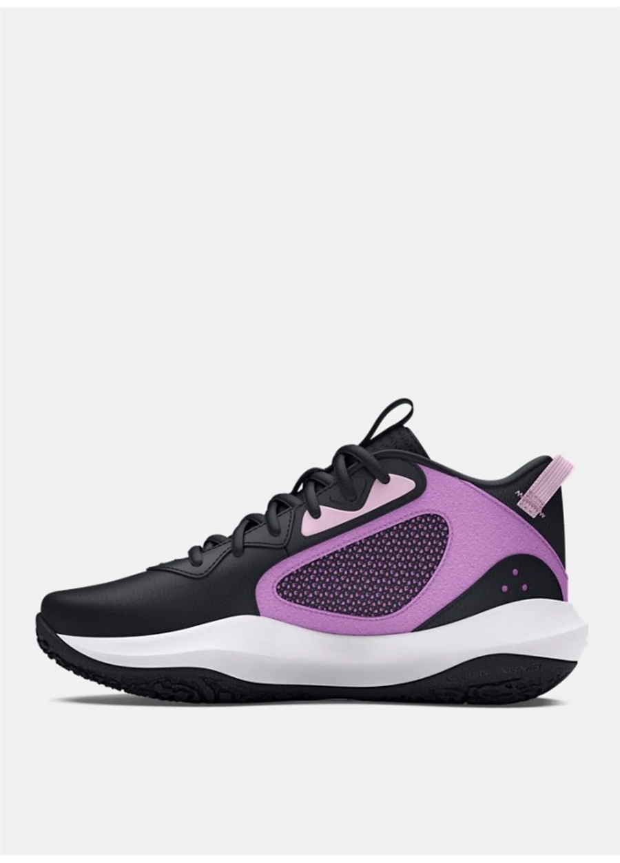 Under Armour Siyah - Mor Erkek Çocuk Basketbol Ayakkabısı 3025617-005-UA GS Lockdown 6_1