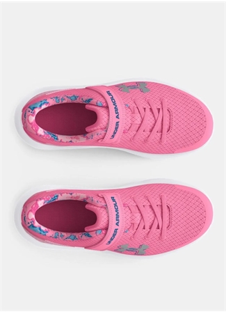 Under Armour Pembe Kız Çocuk Koşu Ayakkabısı 3027412-600-UA GPS Surge 4 AC Print_2