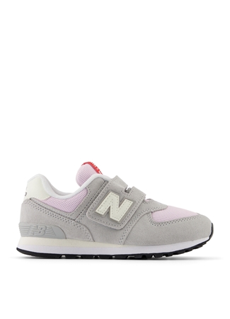 New Balance Gri Kız Çocuk Yürüyüş Ayakkabısı PV574GNK-Lifestyle Preschool Shoes_0