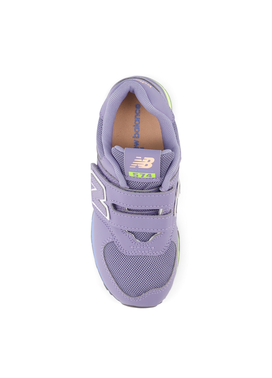 New Balance Mor Kız Çocuk Yürüyüş Ayakkabısı PV574MSD-Lifestyle Preschool Shoes_2