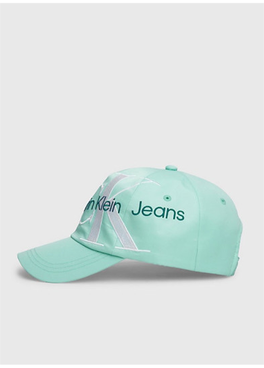 Calvin Klein Mavi Erkek Şapka SLANTED MONOGRAM EMBR BB CAP_2