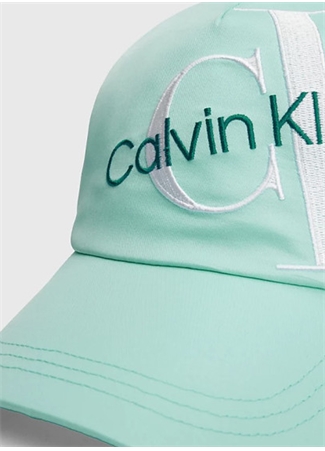 Calvin Klein Mavi Erkek Şapka SLANTED MONOGRAM EMBR BB CAP_3