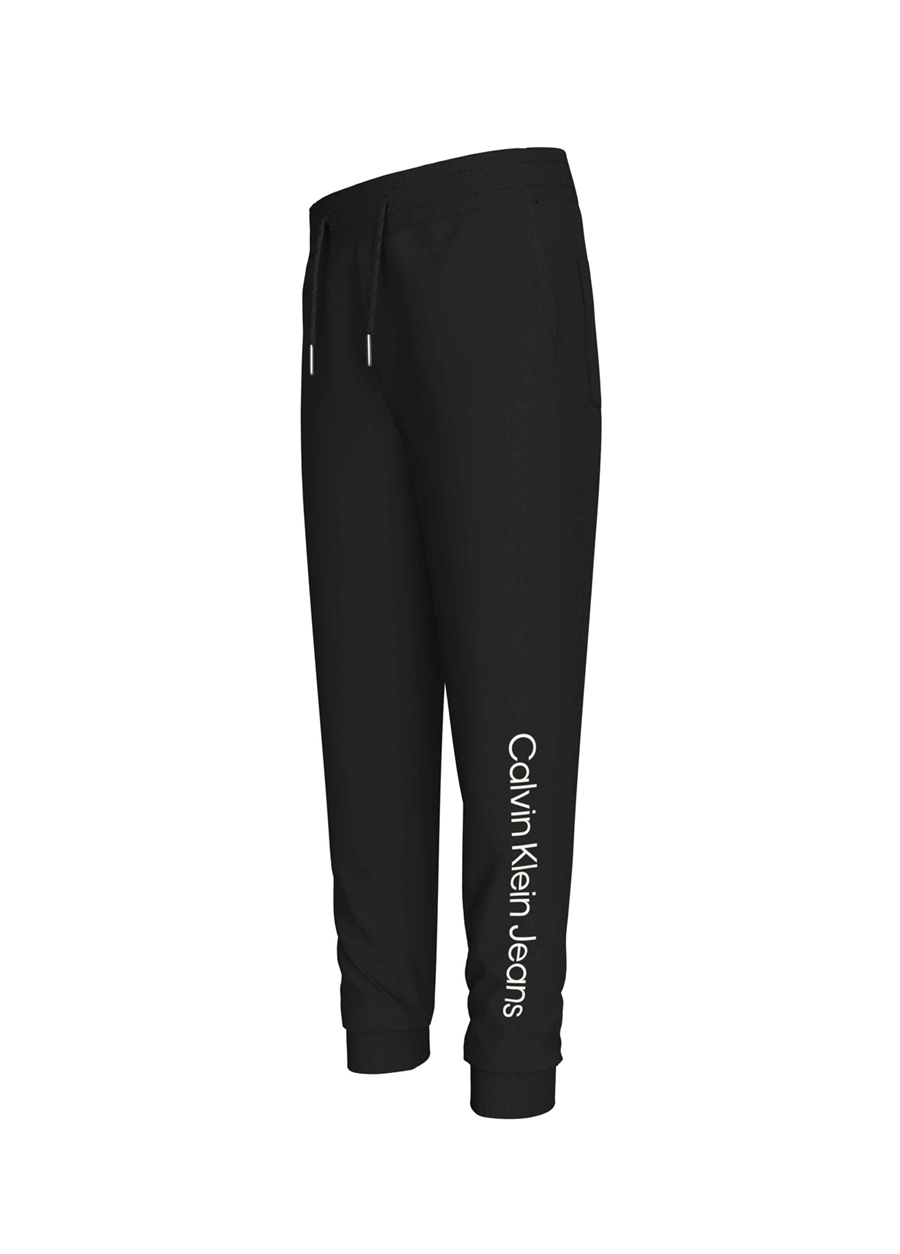 Calvin Klein Lastikli Paça Siyah Erkek Eşofman Altı INST. LOGO REGULAR JOGGER_1