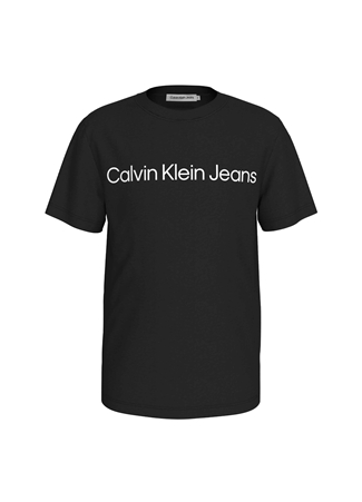 Calvin Klein Siyah Erkek T-Shirt INST. LOGO SS T-SHIRT_0