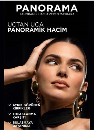 Loreal Paris Panorama Hacim Veren Maskara Siyah_3