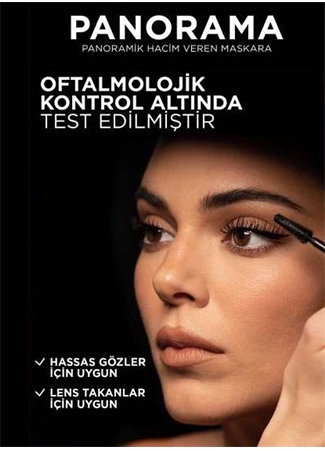 Loreal Paris Panorama Hacim Veren Maskara Siyah_7