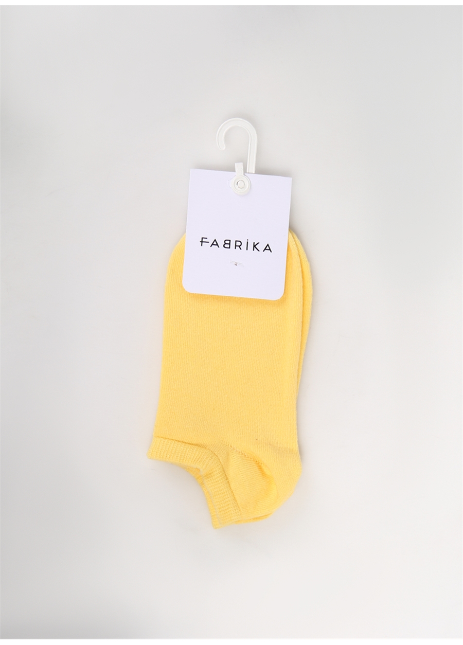 Fabrika Açık Sarı Kadın Patik Çorap UL-KDN-PTK