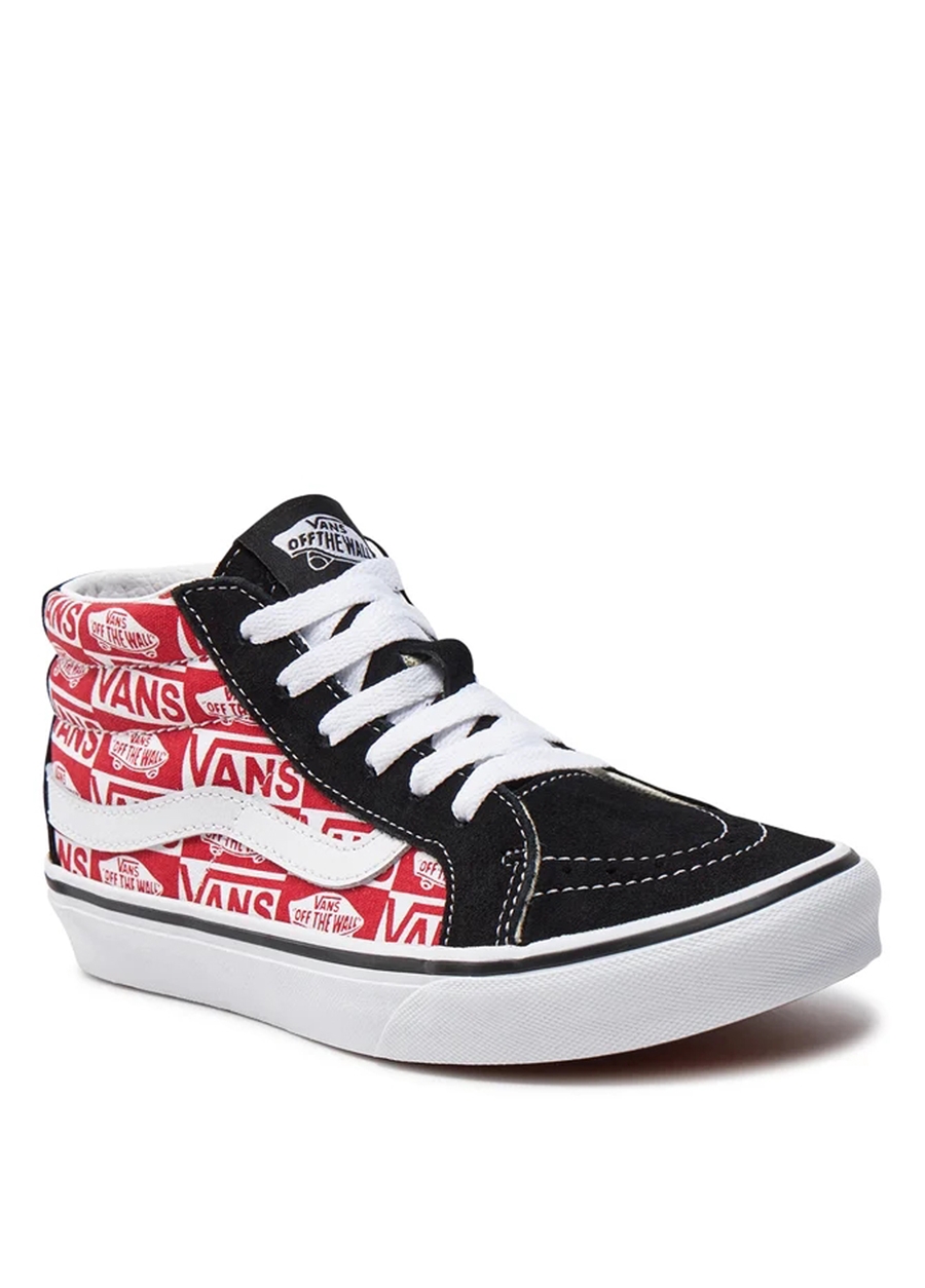 Vans Siyah Erkek Çocuk Yürüyüş Ayakkabısı VN0A4UI5BRR1-JN SK8-Mid Reissue V_2