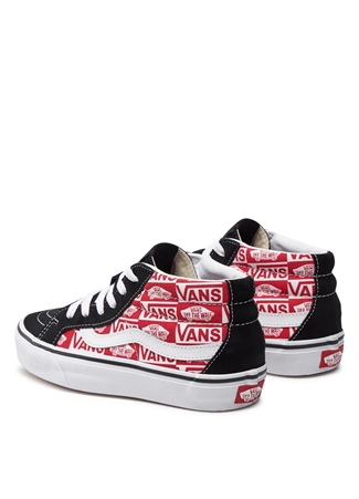 Vans Siyah Erkek Çocuk Yürüyüş Ayakkabısı VN0A4UI5BRR1-JN SK8-Mid Reissue V_4