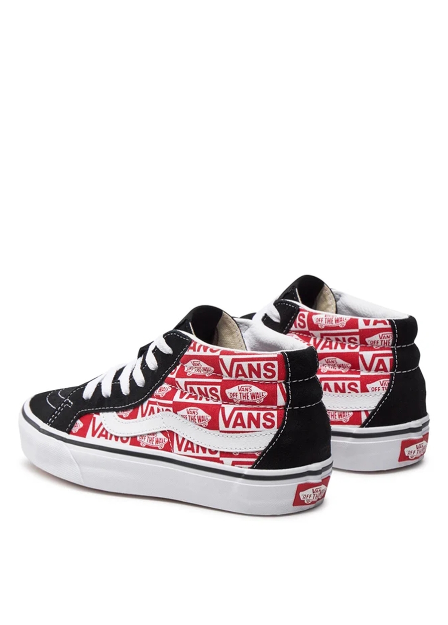 Vans Siyah Erkek Çocuk Yürüyüş Ayakkabısı VN0A4UI5BRR1-JN SK8-Mid Reissue V_4