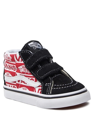 Vans Siyah Erkek Yürüyüş Ayakkabısı VN0A5DXDBRR1-TD SK8-Mid Reissue V_2