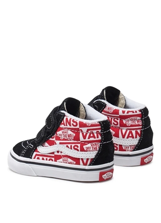 Vans Siyah Erkek Yürüyüş Ayakkabısı VN0A5DXDBRR1-TD SK8-Mid Reissue V_4