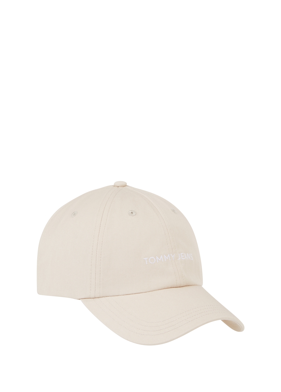 Tommy Jeans Bej Kadın Şapka TJW LINEAR LOGO CAP