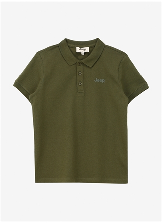 Jeep Haki Erkek Çocuk Polo Yaka Relaxed Baskılı Polo T-Shirt C4SB-TST104_1