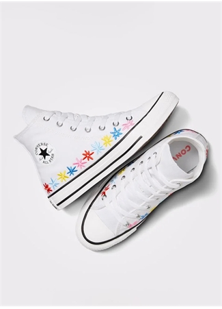 Converse Beyaz Kız Çocuk Yürüyüş Ayakkabısı A06311C.102-CHUCK TAYLOR ALL STAR_2