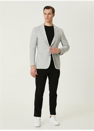 Network Slim Fit Gri Erkek Ceket 1090712_2