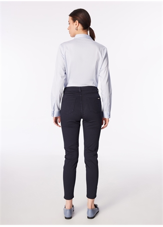 Network Normal Bel Skinny Fit Lacivert Kadın Pantolon 1091194_4