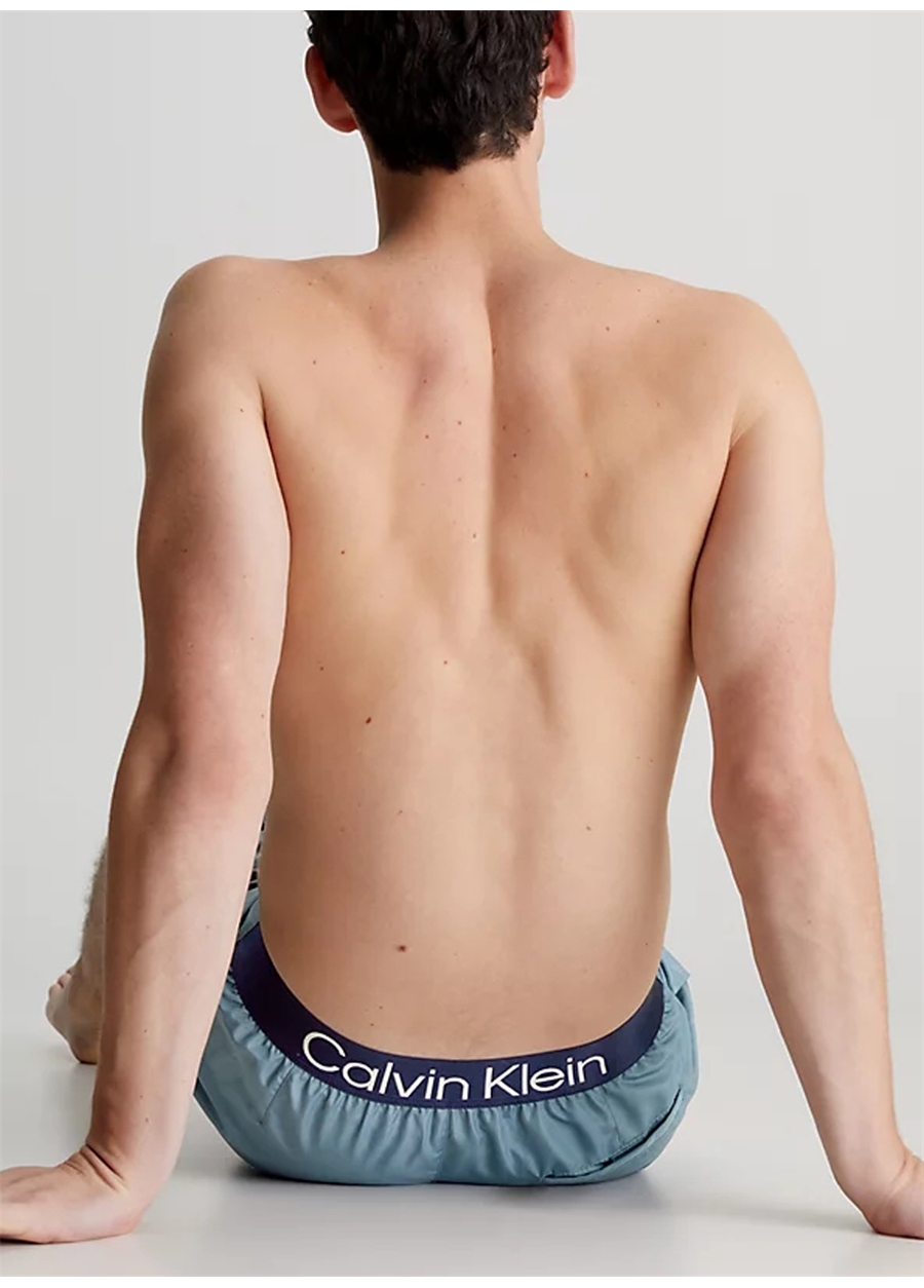 Calvin Klein Mavi Erkek Şort Mayo KM0KM00946C7Y_3