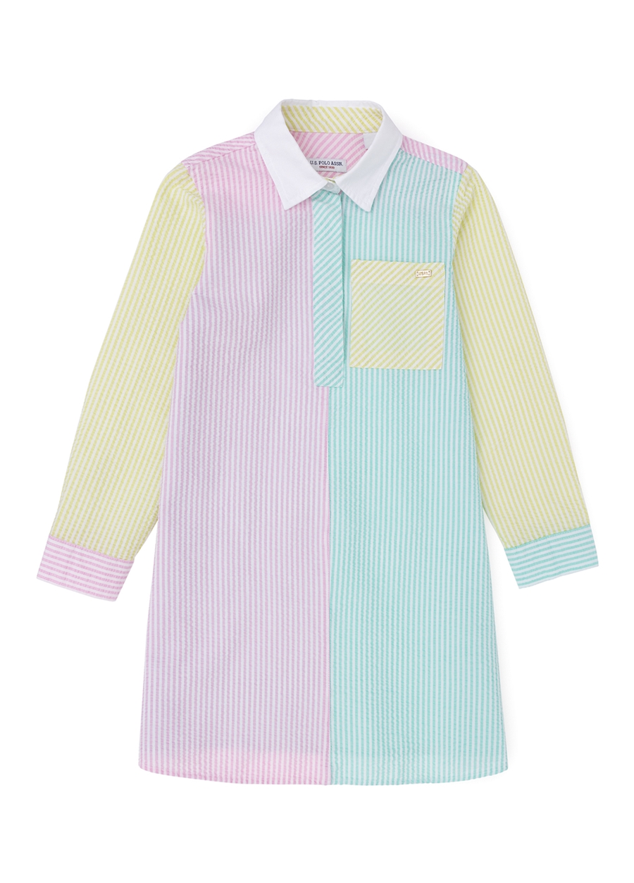 U.S. Polo Assn. Çok Renkli Kız Çocuk Elbise 102134891_0