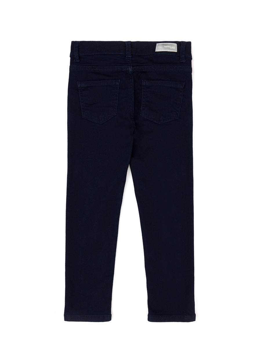 U.S. Polo Assn. Normal Bel İndigo Kız Çocuk Denim Pantolon ISSYKIDS24Y-K_1