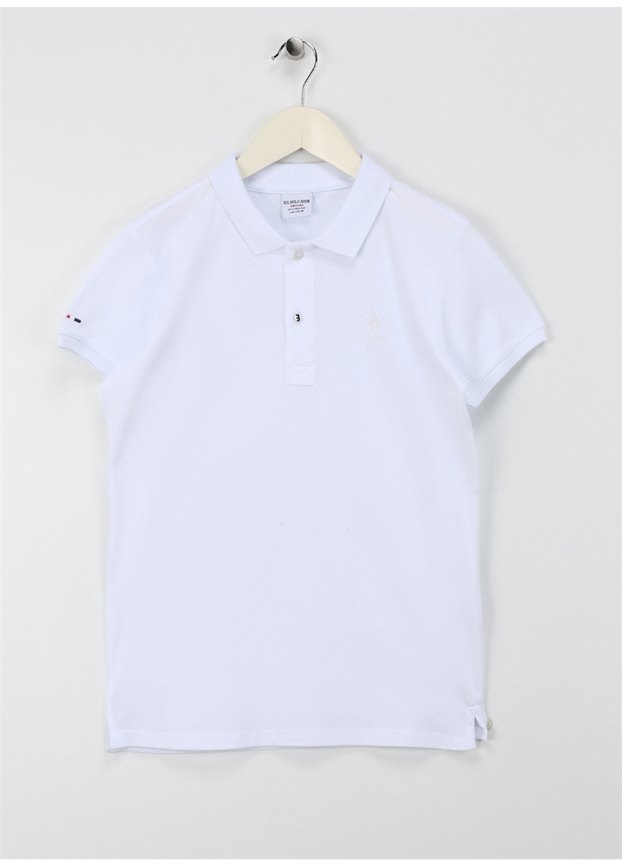 U.S. Polo Assn. Beyaz Erkek T-Shirt TP01IY024