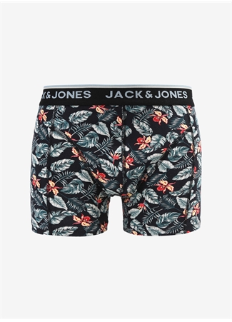 Jack & Jones Siyah Erkek Boxer 12262301_JACORCHID TRUNK TRY