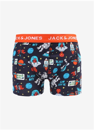 Jack & Jones Lacivert Erkek Boxer 12262256_JACSPACESHIP TRUNK TRY