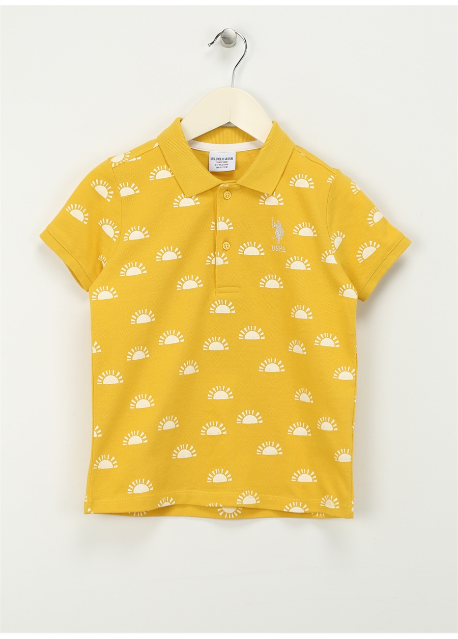 U.S. Polo Assn. Sarı Erkek Çocuk Regular Fit Polo T-Shirt UTIS