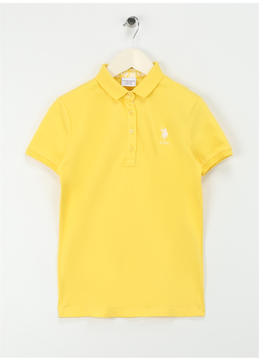 U.S. Polo Assn. Sarı Kız Çocuk T-Shirt TP01-IY024