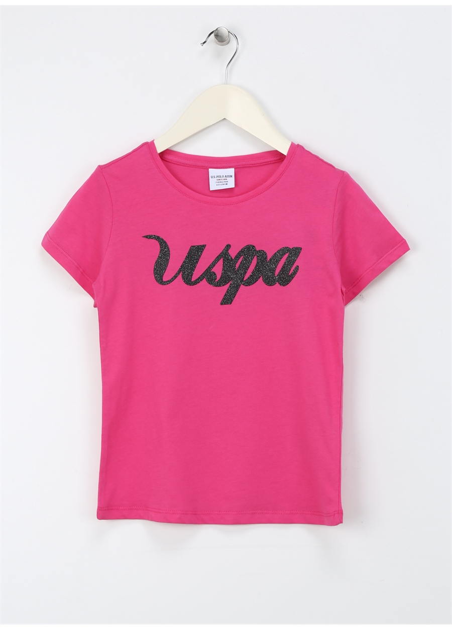 U.S. Polo Assn. Fuşya Kadın T-Shirt RAIN-IY24