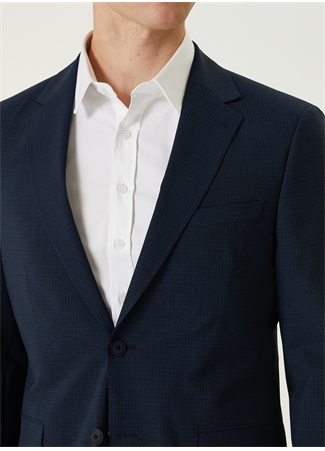 Network Normal Bel Slim Fit Lacivert Erkek Takım Elbise 1090704_7