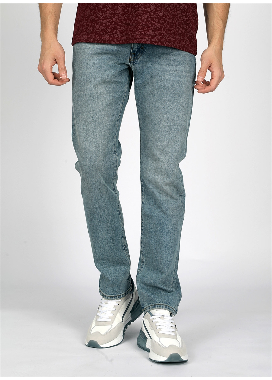 Lee Cooper Normal Bel Straight Erkek Denim Pantolon 242 LCM 121004 HARRY NEIL ADB LIGHT_1