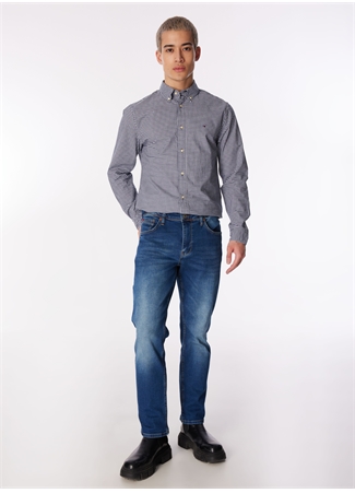 Lee Cooper JAGGER ELLERY BLUE M Normal Bel Slim Fit Erkek Denim Pantolon 242 LCM 121025_1