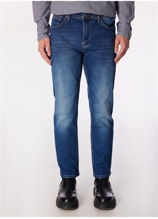 Lee Cooper JAGGER ELLERY BLUE M Normal Bel Slim Fit Erkek Denim Pantolon 242 LCM 121025_2