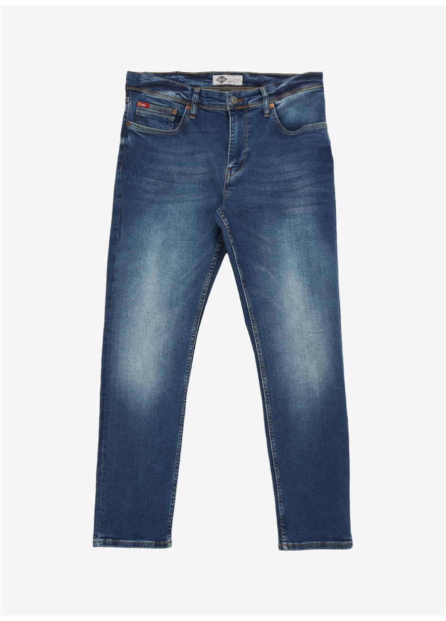 Lee Cooper JAGGER ELLERY BLUE M Normal Bel Slim Fit Erkek Denim Pantolon 242 LCM 121025_5