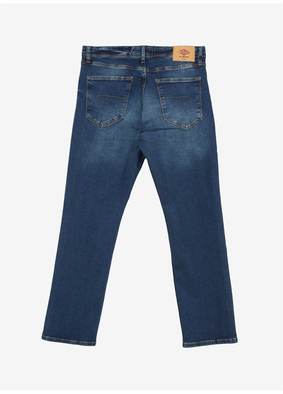 Lee Cooper JAGGER ELLERY BLUE M Normal Bel Slim Fit Erkek Denim Pantolon 242 LCM 121025_6