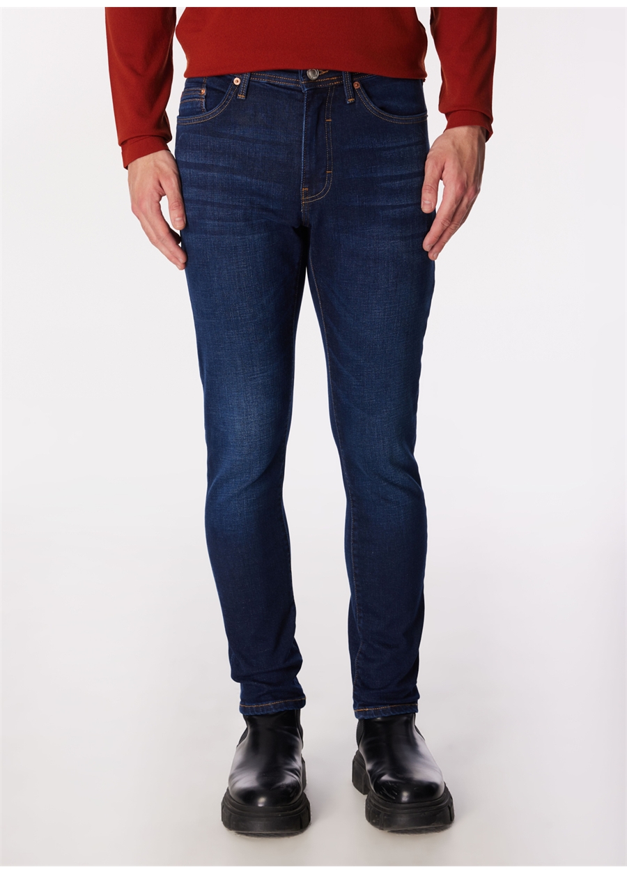 Lee Cooper JACK TOM MID BLUE Normal Bel Slim Fit Erkek Denim Pantolon 242 LCM 121048_2